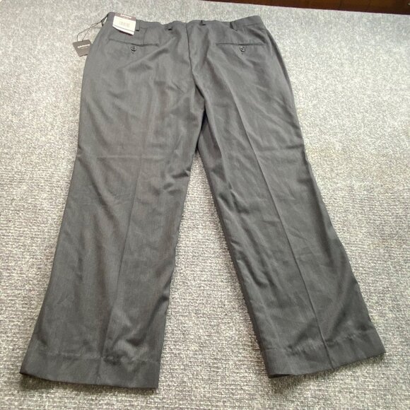 Arrow Pants Mens 40 x 29 Charcoal Dress Business Casual Modern Fit professional - Picture 9 of 10